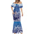 Samoa Manuia le Aso Tuto'atasi Siapo Motif Mermaid Dress Warrior with Nifo Oti