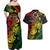 Vanuatu 44 Yia Indipendens Anivesari Couples Matching Off Shoulder Maxi Dress and Hawaiian Shirt Curve Style