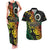 Vanuatu 44 Yia Indipendens Anivesari Couples Matching Tank Maxi Dress and Hawaiian Shirt Curve Style