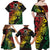 Vanuatu 44 Yia Indipendens Anivesari Family Matching Off Shoulder Maxi Dress and Hawaiian Shirt Curve Style