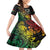 Vanuatu 44 Yia Indipendens Anivesari Family Matching Short Sleeve Bodycon Dress and Hawaiian Shirt Curve Style