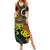 Vanuatu 44 Yia Indipendens Anivesari Family Matching Summer Maxi Dress and Hawaiian Shirt Curve Style