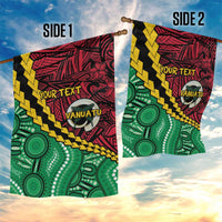 Vanuatu Personalized Tribal Garden Flag Aboriginal Inspired Mix Style LT7 - Polynesian Pride