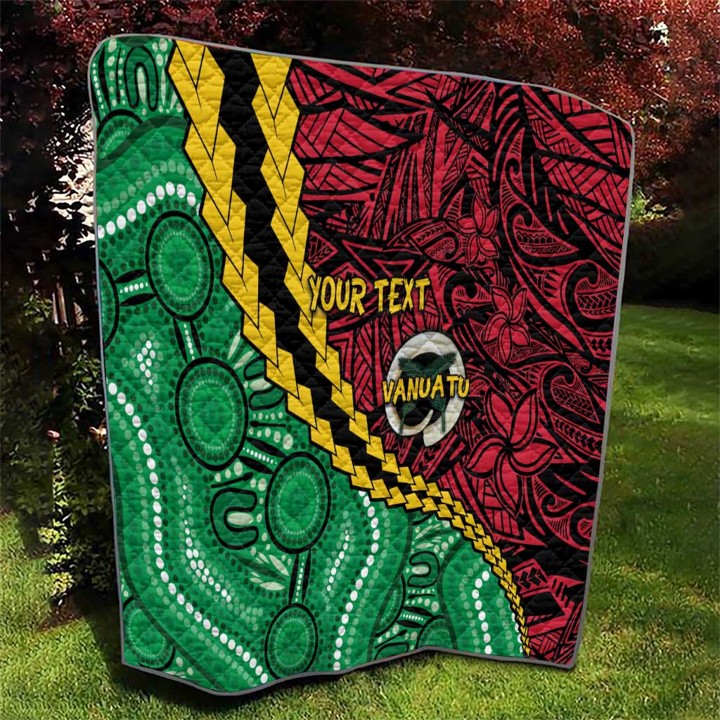 Vanuatu Personalized Tribal Quilt Aboriginal Inspired Mix Style LT7 - Polynesian Pride