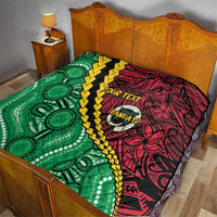 Vanuatu Personalized Tribal Quilt Aboriginal Inspired Mix Style LT7 - Polynesian Pride