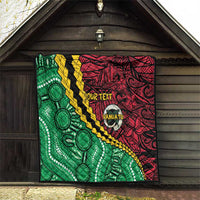 Vanuatu Personalized Tribal Quilt Aboriginal Inspired Mix Style LT7 - Polynesian Pride