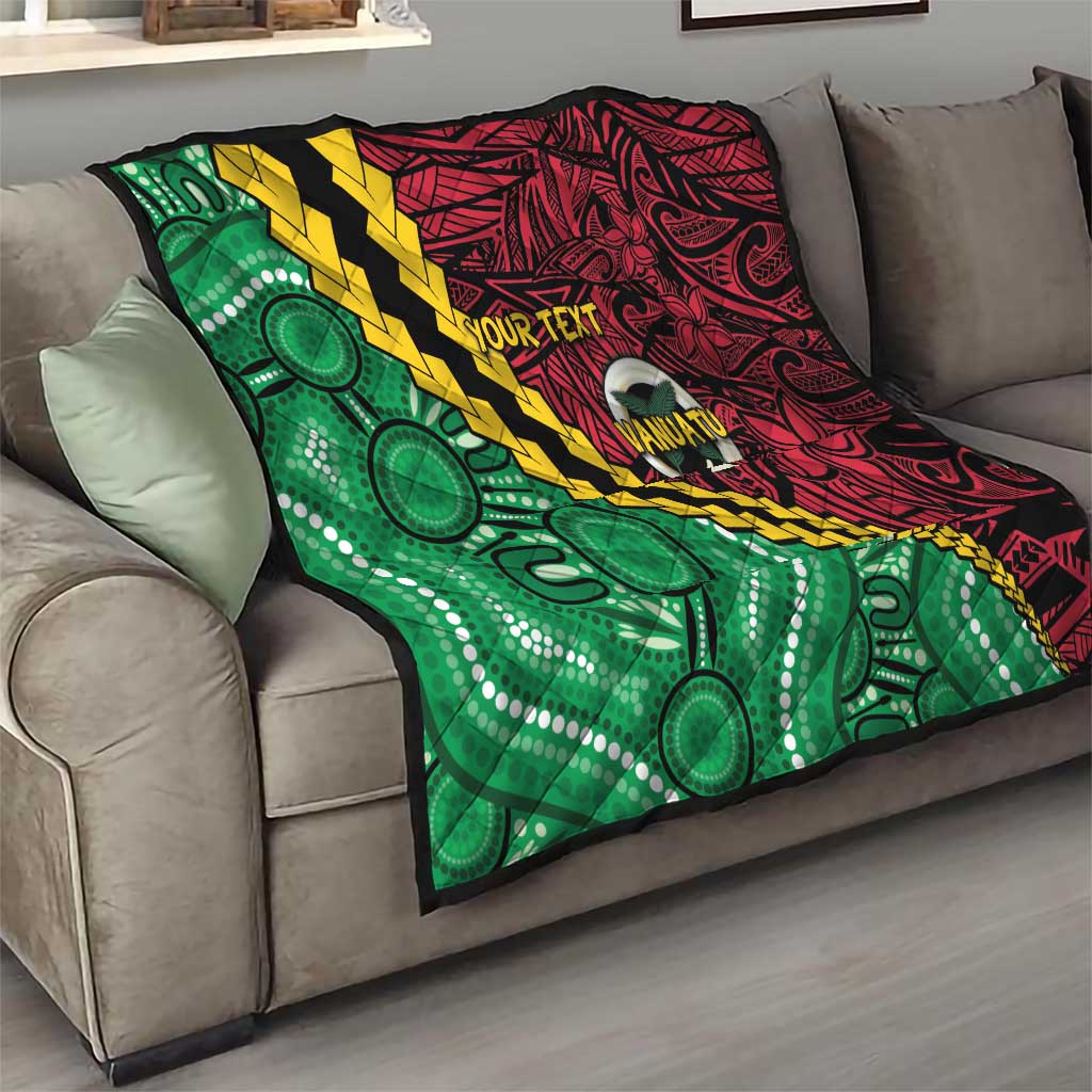 Vanuatu Personalized Tribal Quilt Aboriginal Inspired Mix Style LT7 - Polynesian Pride