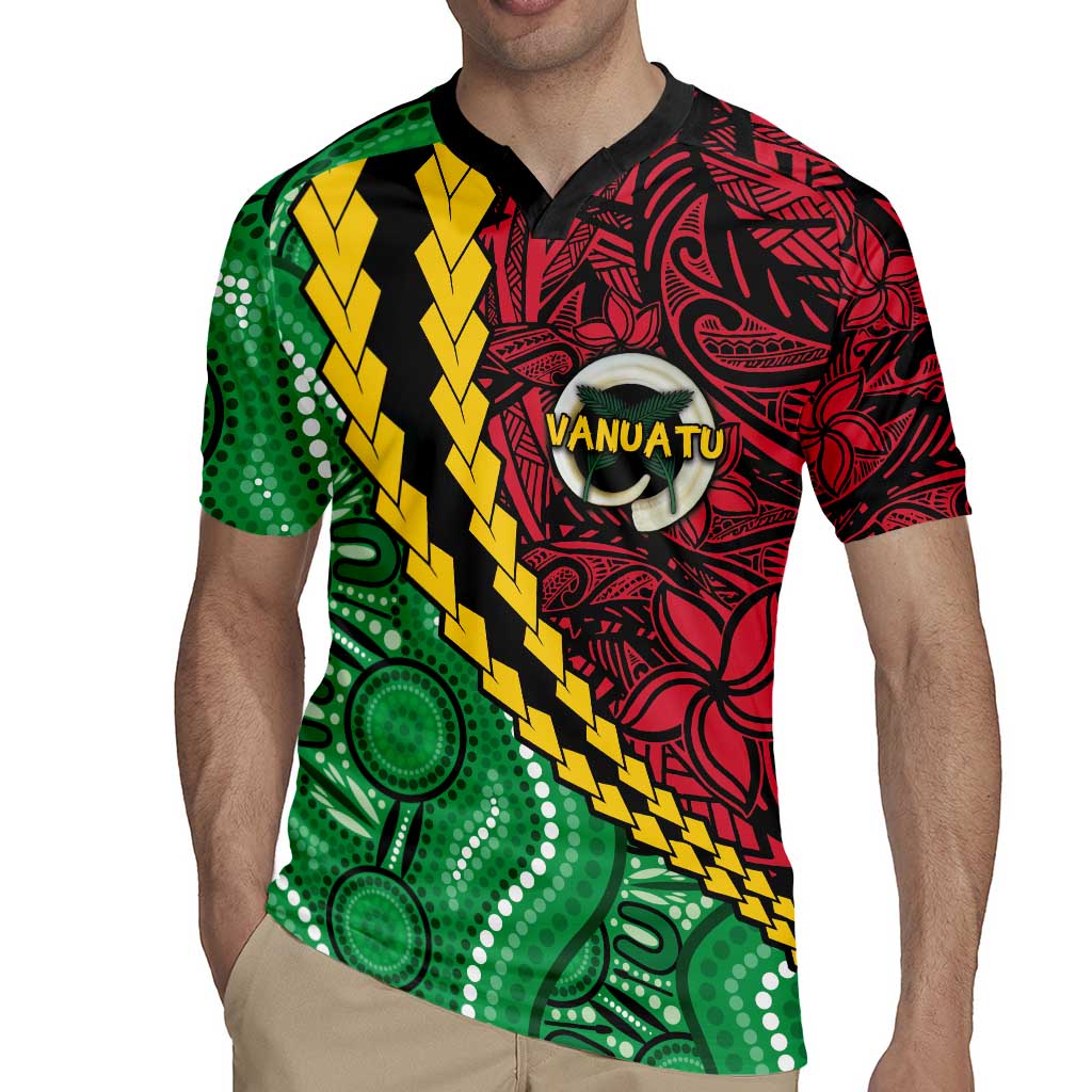 Vanuatu Personalized Tribal Rugby Jersey Aboriginal Inspired Mix Style LT7 - Polynesian Pride