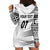 Personalised Fiji Rugby Hoodie Dress Kaiviti WC 2023 Jersey Replica - White LT7 - Polynesian Pride