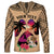 Personalised Polynesian Long Sleeve Shirt Dog Lover With Beagle - Sunset At The Beach LT7 - Polynesian Pride