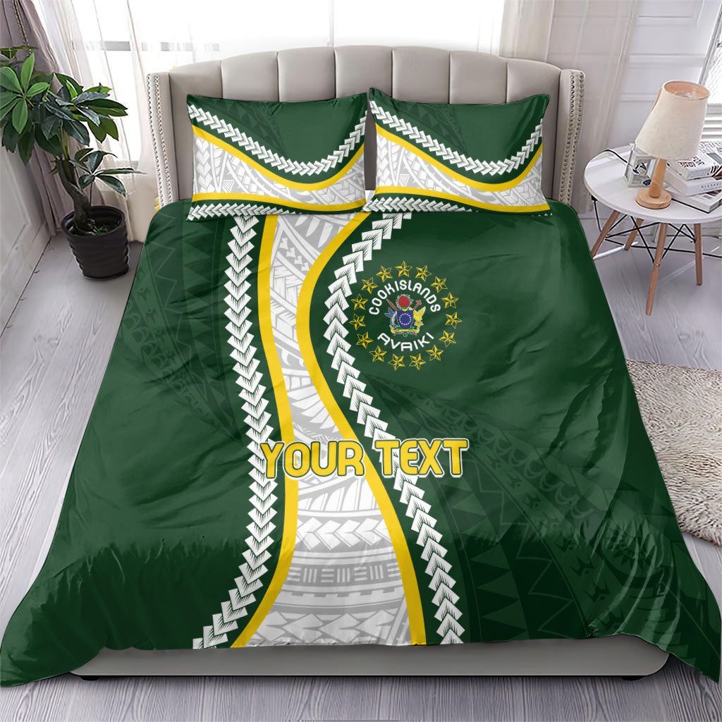 Cook Islands Rugby Personalized Avaiki Bedding Set GO Kuki LT7 - Polynesian Pride