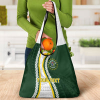 Cook Islands Rugby Personalized Avaiki Grocery Bag GO Kuki LT7 - Polynesian Pride