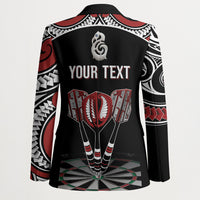 New Zealand Darts Personalized Hei Manaia Blazer Classic Kowhaiwhai LT7 - Polynesian Pride
