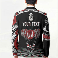 New Zealand Darts Personalized Hei Manaia Blazer Classic Kowhaiwhai LT7 - Polynesian Pride
