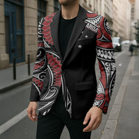 New Zealand Darts Personalized Hei Manaia Blazer Classic Kowhaiwhai LT7 - Polynesian Pride