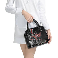 New Zealand Darts Personalized Hei Manaia Shoulder Handbag Classic Kowhaiwhai LT7 - Polynesian Pride
