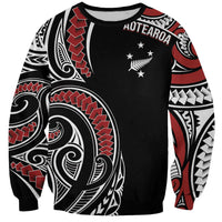 New Zealand Darts Personalized Hei Manaia Sweatshirt Classic Kowhaiwhai LT7 Unisex Black - Polynesian Pride