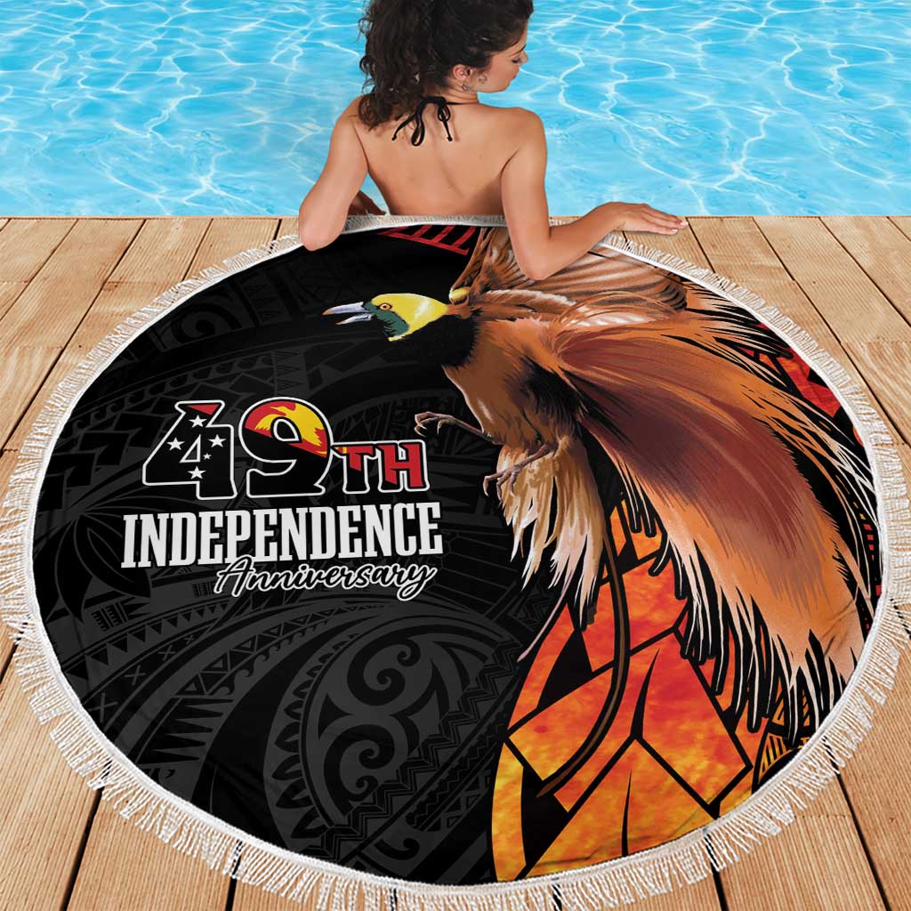 Papua New Guinea Beach Blanket Grunge Style 49th Independence Anni LT7 - Polynesian Pride