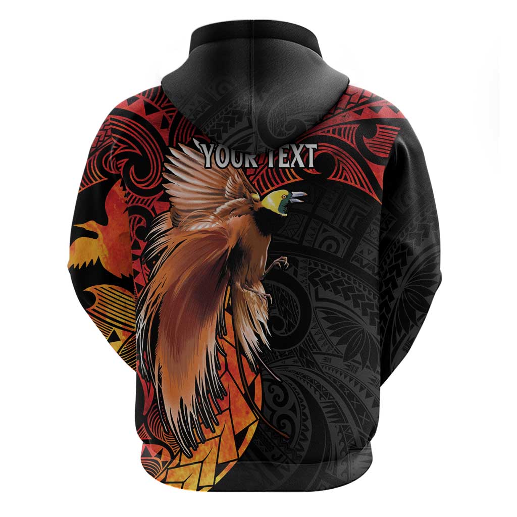 Papua New Guinea Personalised Hoodie Grunge Style 49th Independence Anni LT7 - Polynesian Pride