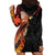 Papua New Guinea Personalised Hoodie Dress Grunge Style 49th Independence Anni