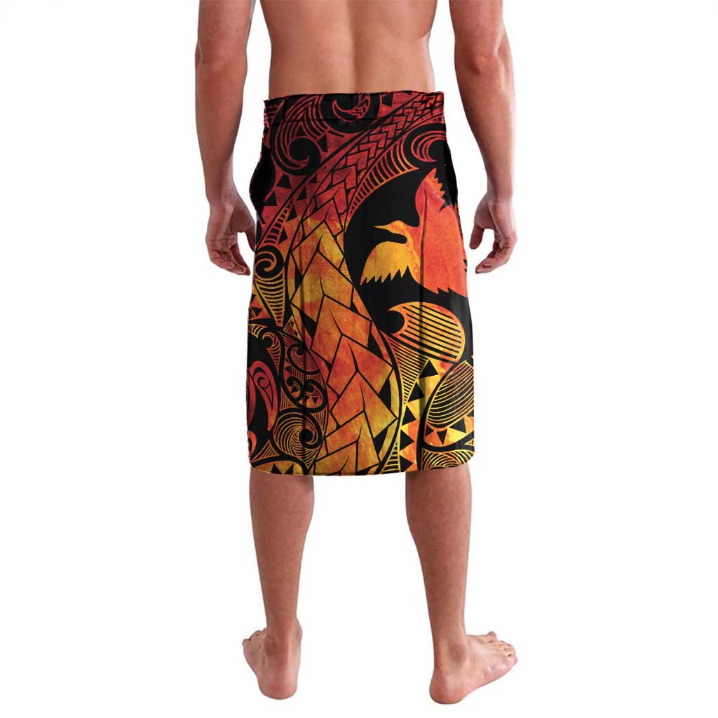 Papua New Guinea Personalised Lavalava Grunge Style 49th Independence Anni LT7 - Polynesian Pride