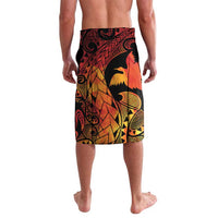 Papua New Guinea Personalised Lavalava Grunge Style 49th Independence Anni LT7 - Polynesian Pride