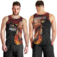Papua New Guinea Personalised Men Tank Top Grunge Style 49th Independence Anni LT7 - Polynesian Pride