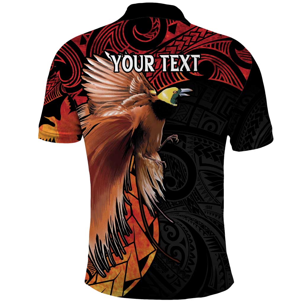 Papua New Guinea Personalised Polo Shirt Grunge Style 49th Independence Anni LT7 - Polynesian Pride