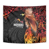 Papua New Guinea Tapestry Grunge Style 49th Independence Anni LT7 - Polynesian Pride