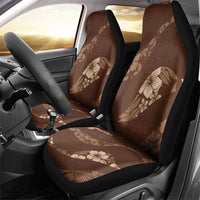 Aloha Hawaii Floral Tapa Car Seat Cover Patchwork Mocha LT7 - Polynesian Pride