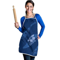 Aloha Hawaii Floral Tapa Apron Patchwork Navy LT7 - Polynesian Pride