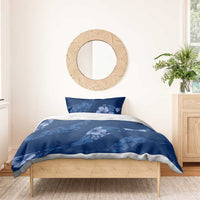 Aloha Hawaii Floral Tapa Bedding Set Patchwork Navy LT7 - Polynesian Pride