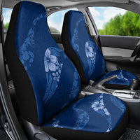 Aloha Hawaii Floral Tapa Car Seat Cover Patchwork Navy LT7 - Polynesian Pride