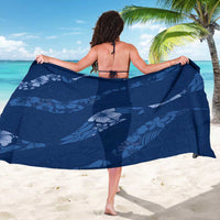 Aloha Hawaii Floral Tapa Sarong Patchwork Navy LT7 - Polynesian Pride