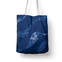 Aloha Hawaii Floral Tapa Tote Bag Patchwork Navy LT7 - Polynesian Pride