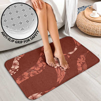 Aloha Hawaii Floral Tapa Bathroom Set Patchwork Crimson LT7 - Polynesian Pride