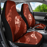 Aloha Hawaii Floral Tapa Car Seat Cover Patchwork Crimson LT7 - Polynesian Pride