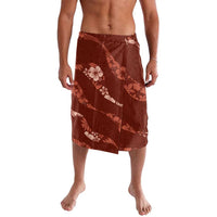 Aloha Hawaii Floral Tapa Lavalava Patchwork Crimson LT7 Crimson - Polynesian Pride