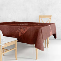 Aloha Hawaii Floral Tapa Tablecloth Patchwork Crimson LT7 - Polynesian Pride