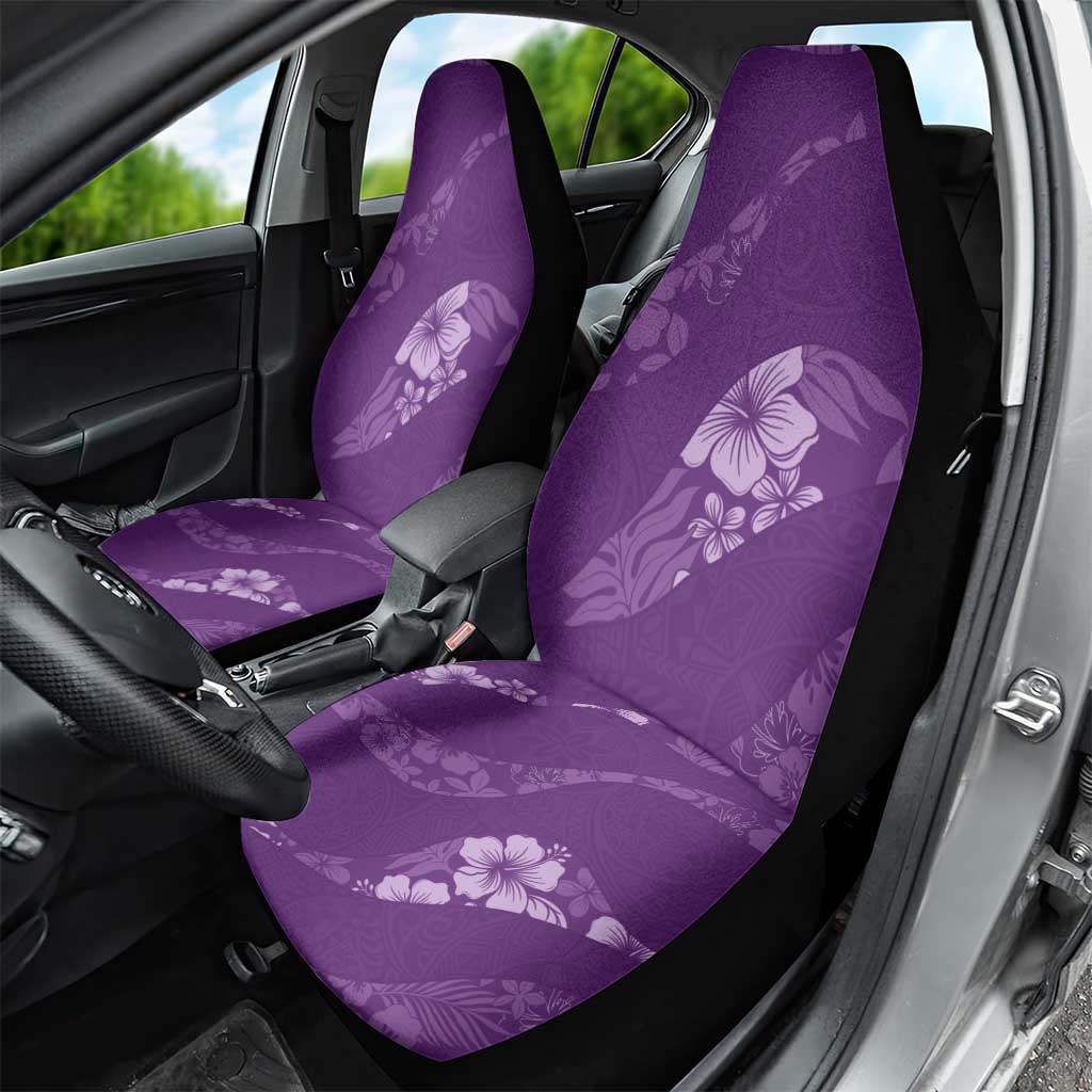 Aloha Hawaii Floral Tapa Car Seat Cover Patchwork Violet LT7 - Polynesian Pride