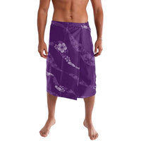 Aloha Hawaii Floral Tapa Lavalava Patchwork Violet LT7 Violet - Polynesian Pride
