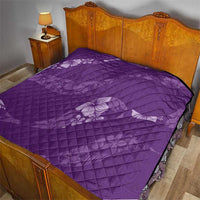 Aloha Hawaii Floral Tapa Quilt Patchwork Violet LT7 - Polynesian Pride