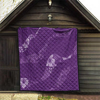 Aloha Hawaii Floral Tapa Quilt Patchwork Violet LT7 - Polynesian Pride