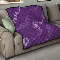 Aloha Hawaii Floral Tapa Quilt Patchwork Violet LT7 - Polynesian Pride