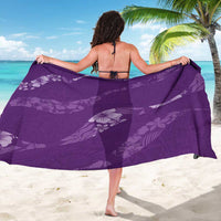 Aloha Hawaii Floral Tapa Sarong Patchwork Violet LT7 - Polynesian Pride
