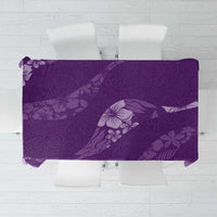 Aloha Hawaii Floral Tapa Tablecloth Patchwork Violet LT7 Violet - Polynesian Pride