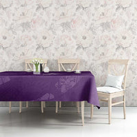 Aloha Hawaii Floral Tapa Tablecloth Patchwork Violet LT7 - Polynesian Pride