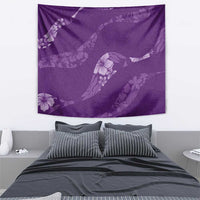 Aloha Hawaii Floral Tapa Tapestry Patchwork Violet LT7 - Polynesian Pride