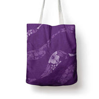 Aloha Hawaii Floral Tapa Tote Bag Patchwork Violet LT7 - Polynesian Pride