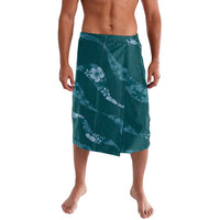 Aloha Hawaii Floral Tapa Lavalava Patchwork Teal LT7 Teal - Polynesian Pride
